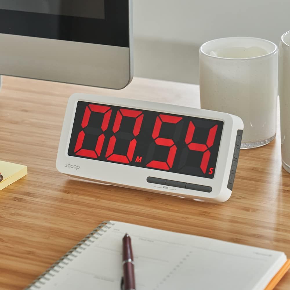 i-Scream LED Big Timer - 7.3" Extra Large Display Digital Timer with 3 ...