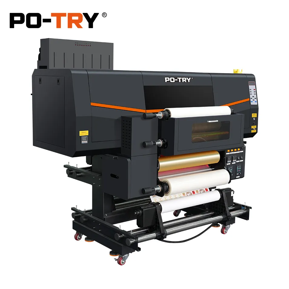 60cm UV DTF Printing And Hot Stamping Gold Foil All-In-One Machine
