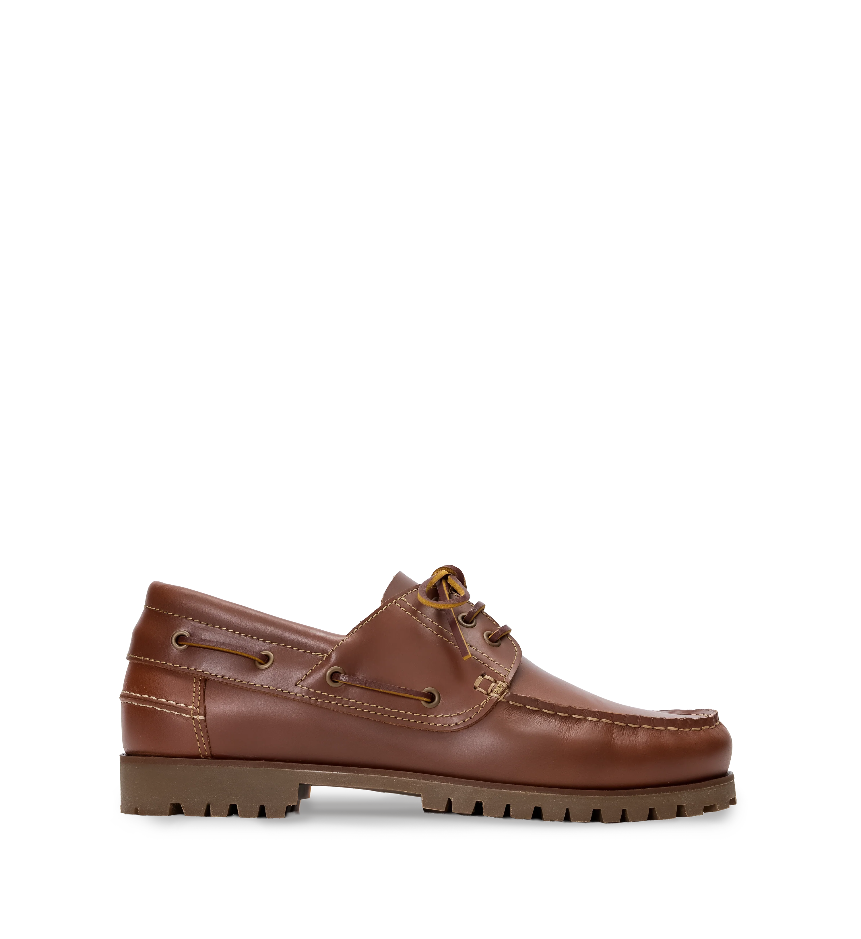 Vitallium Cognac Tan Leather Men's Casual Shoes