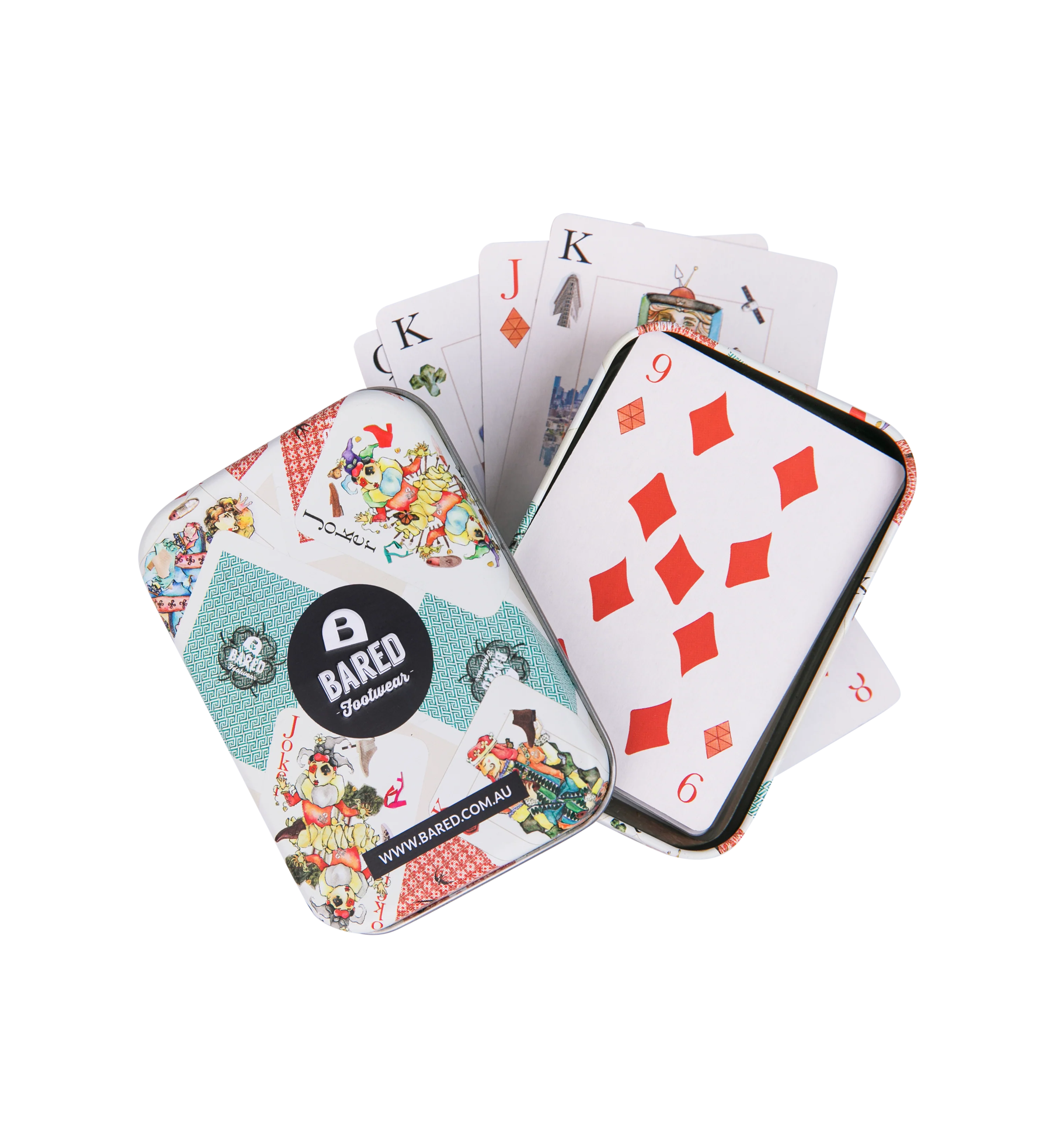 Bared Playing Cards Colour Games