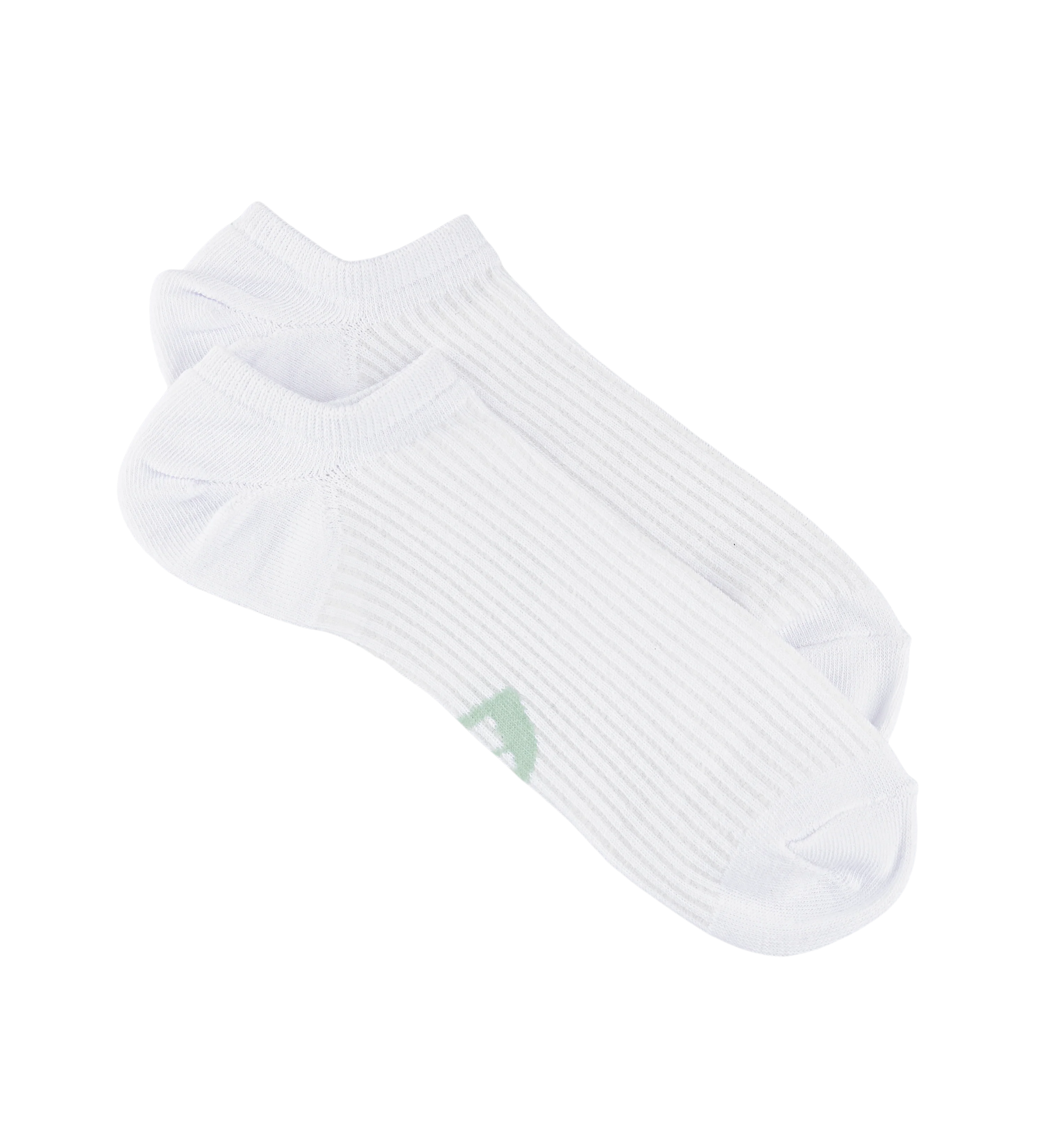 Mens Invisible Socks 3pk White Cotton Blend
