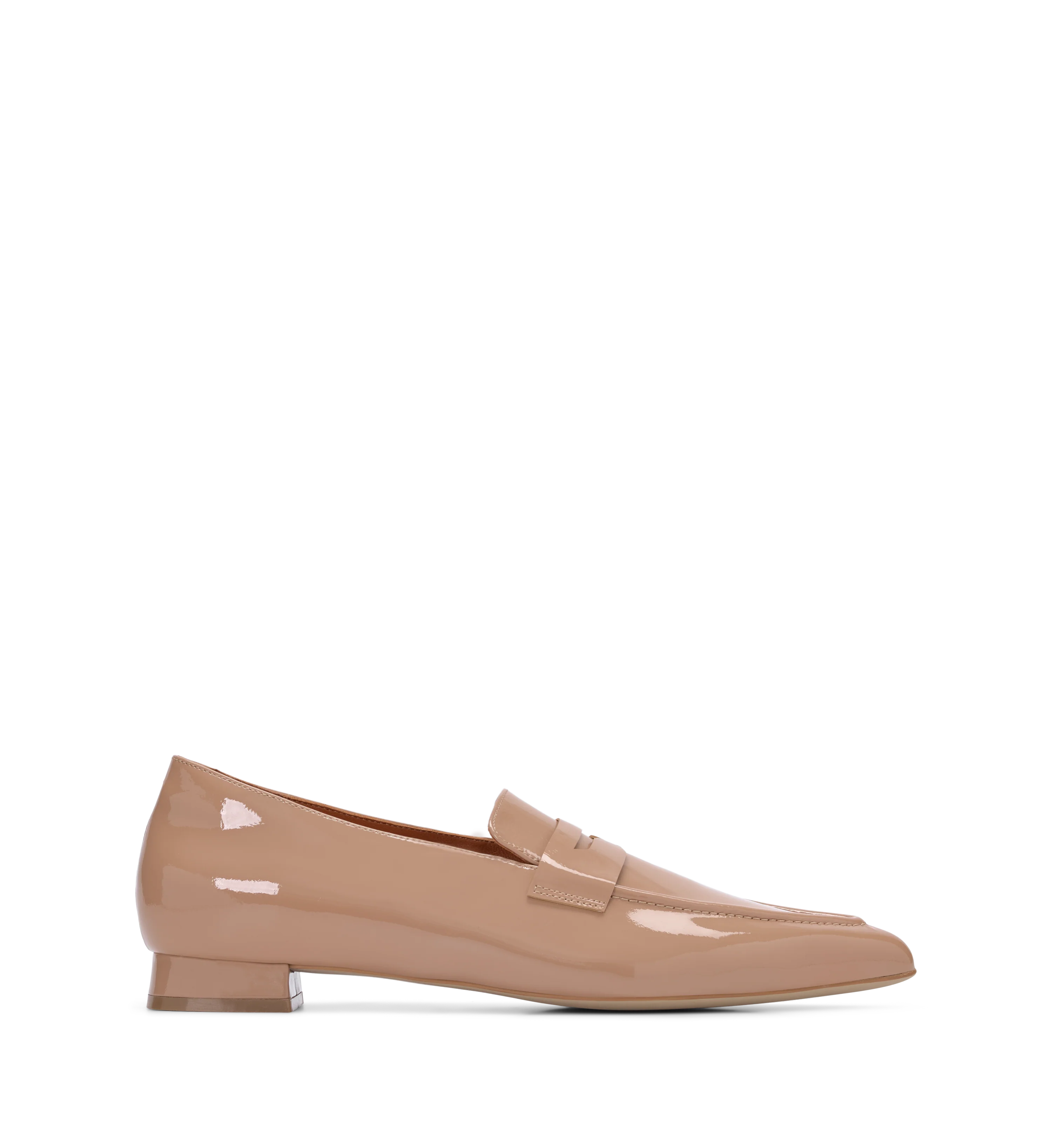 Ninox Dark Blush Patent Leather Loafers