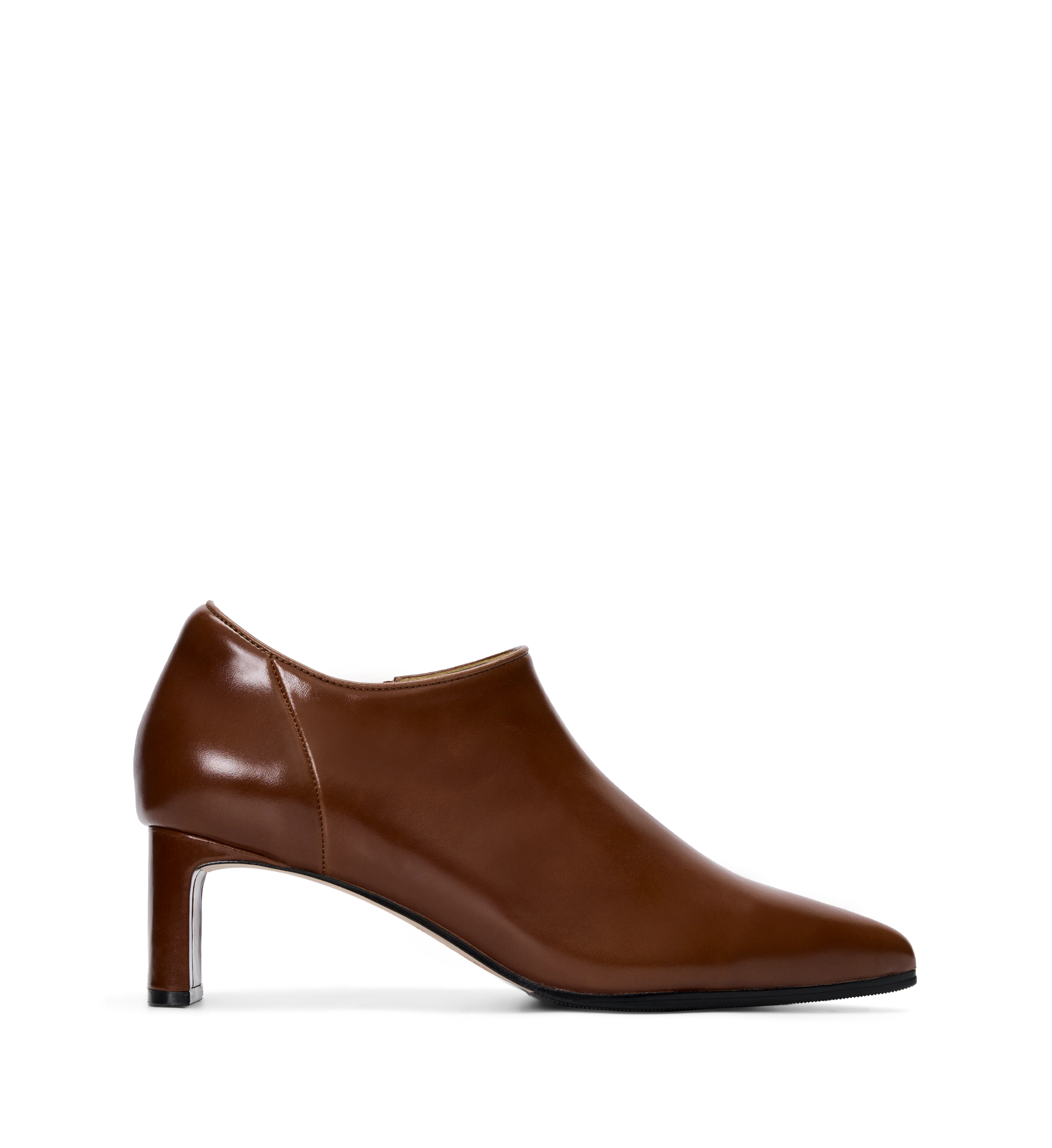 Habia Golden Tan Leather Heeled Boots