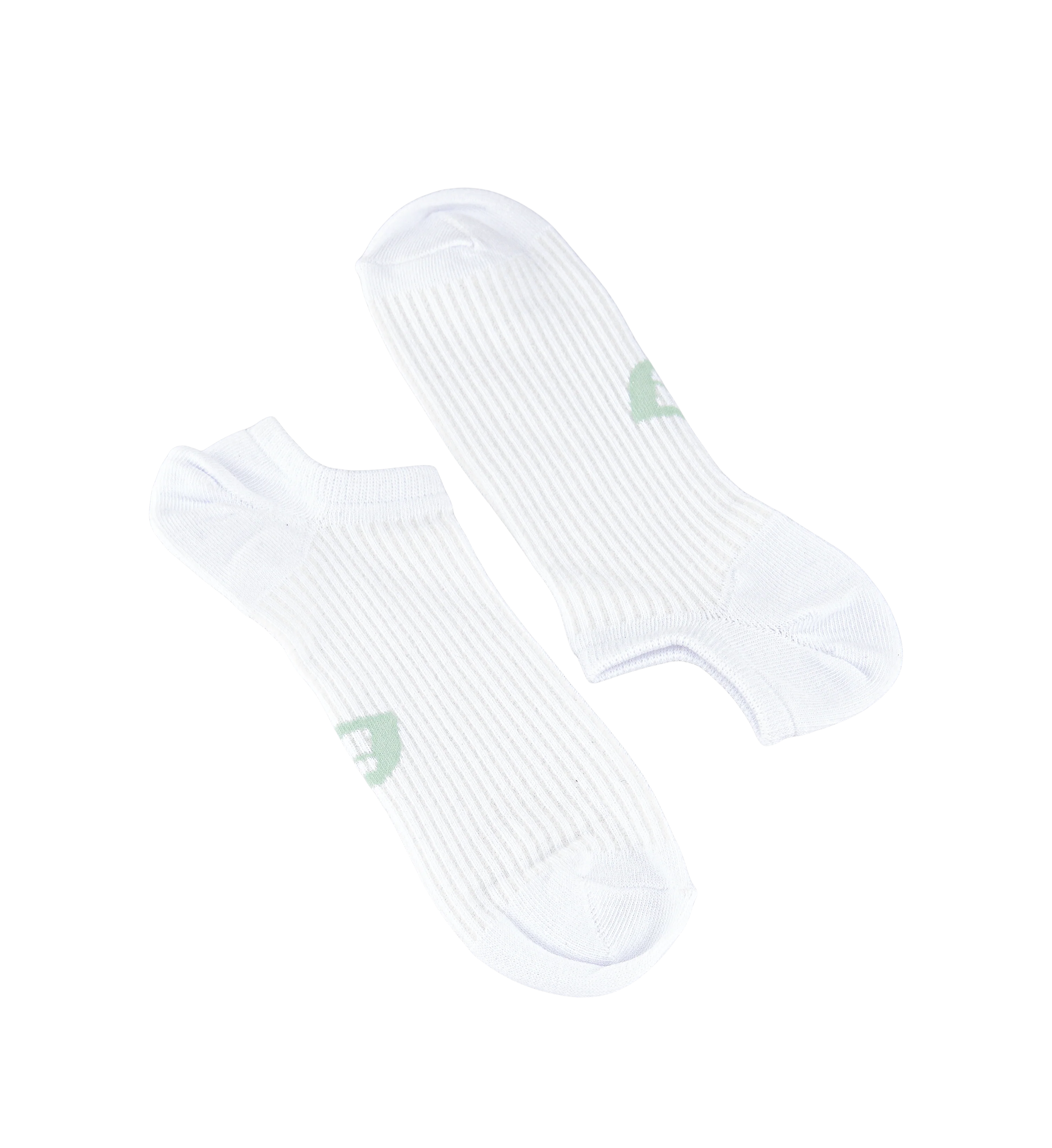 Mens Invisible Socks 3pk White Cotton Blend