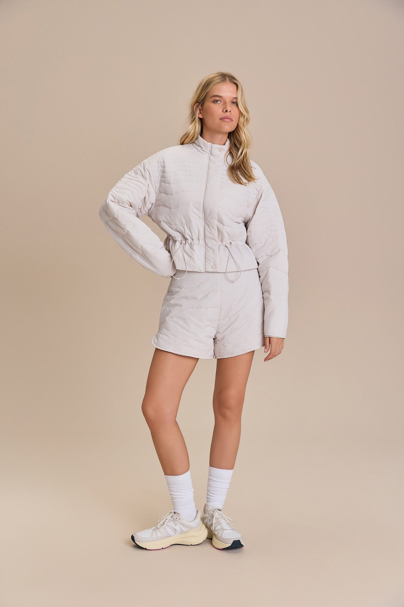 Breezy Nylon Quilted Jacket Jacket