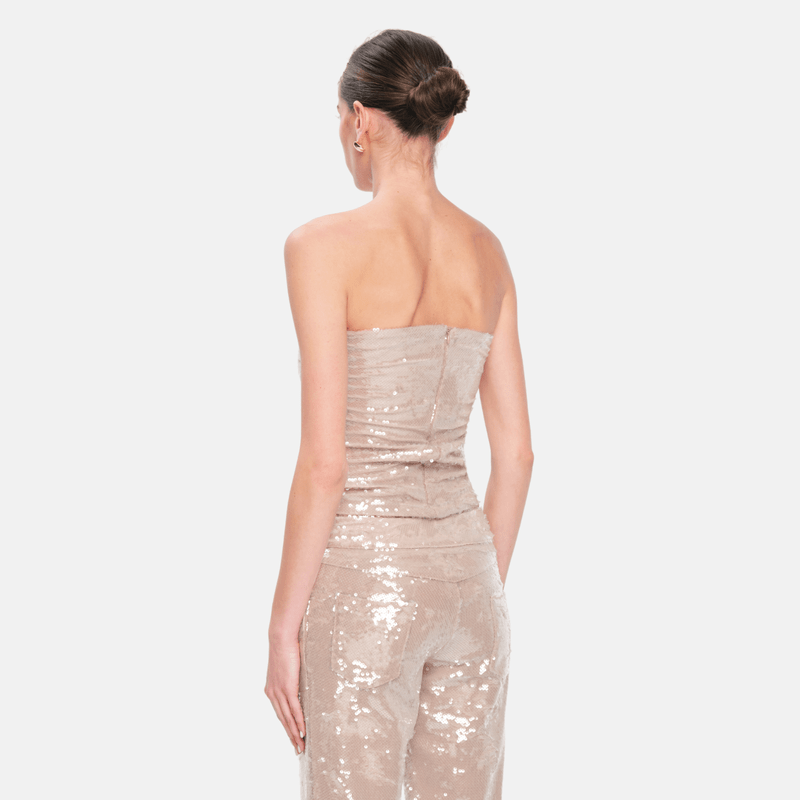 RUBY Sequin Tube Top