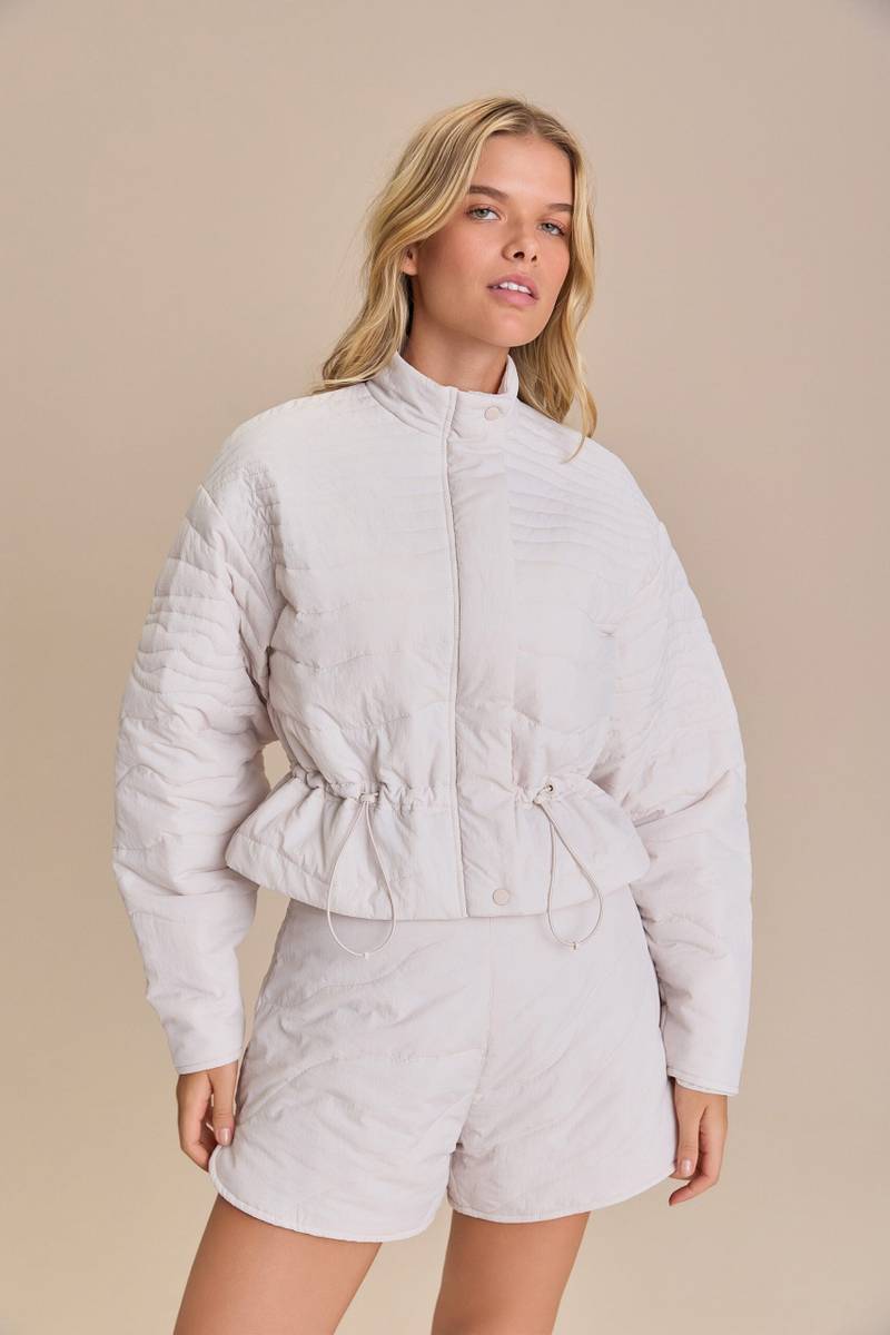 Breezy Nylon Quilted Jacket Jacket