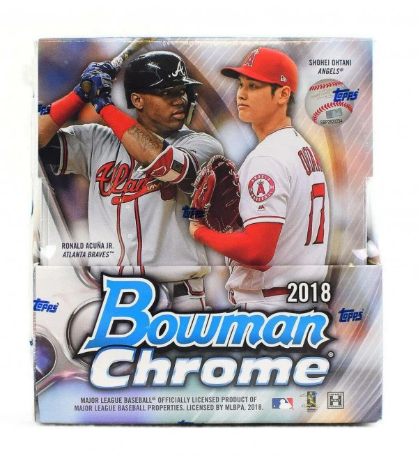 2026 Sales2018 Bowman Chrome Baseball Sealed Hobby Box