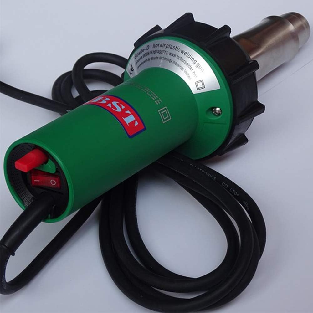 2026 SalesHot Air Plastic Welder 110V 1600W Heat Gun Professional Welding Torch Gun for PVC, TPO, Vinyl Roof,Plastic Welding Kit with Welding Nozzles, Seam Rollers,All in one Plastic Welder Repair Kit