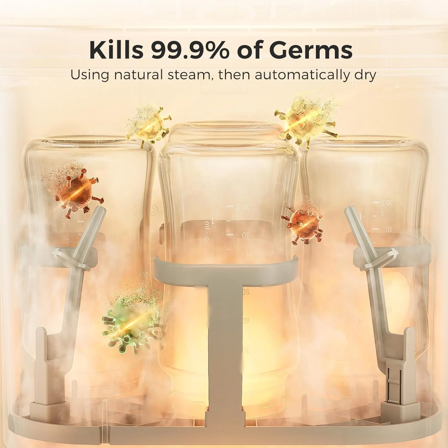 2026 SalesBaby Bottle Washer, Sterilizer & Dryer - All-in-One Cleaning Machine for Bottles, Pump Parts & Baby Essentials