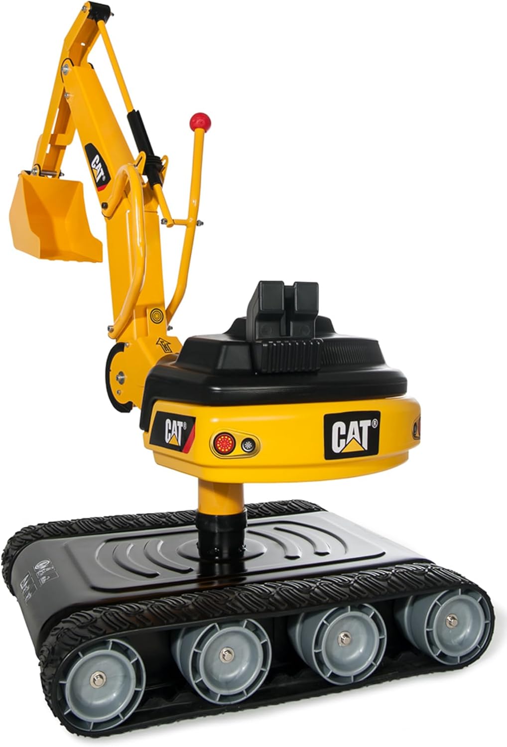 2026 SalesThe building vehicle riding toy with a traction pedal and a 360-degree metal excavator is suitable for children over 3 years old.