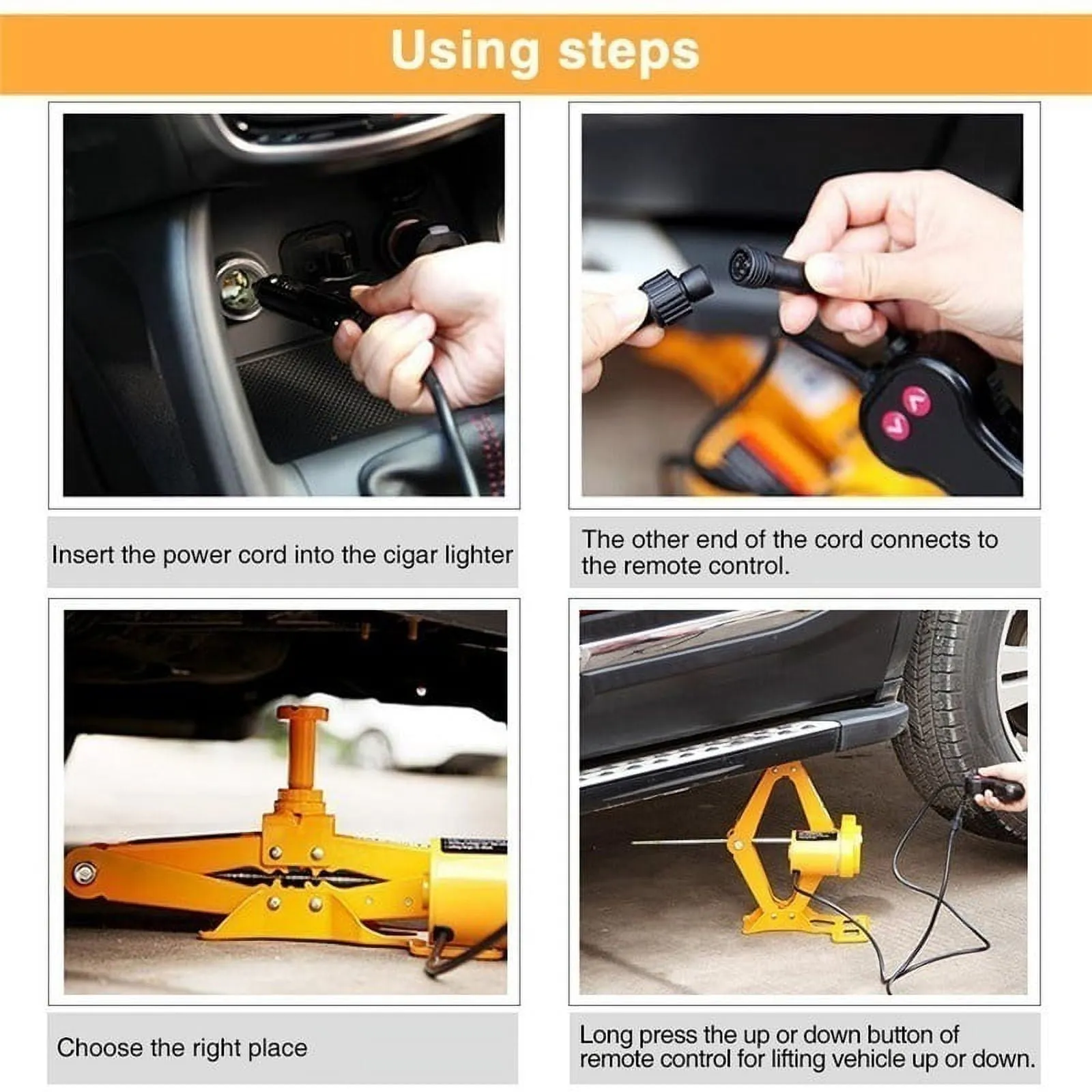 2026 Sales3Ton 12V DC Automotive Car Electric Jack Lifting SUV Van Garage and Emergency Equipment