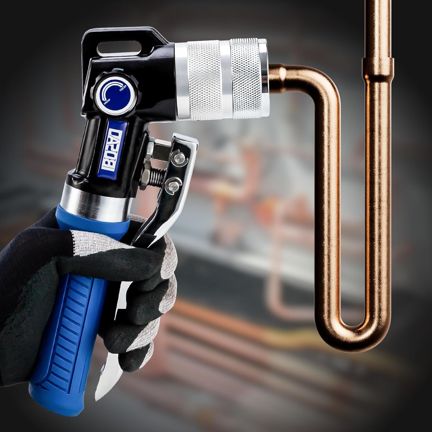 2026 SalesHydraulic tube expanding tool kit, used to expand 3/8-inch copper tubes to 1-1/8 inches.