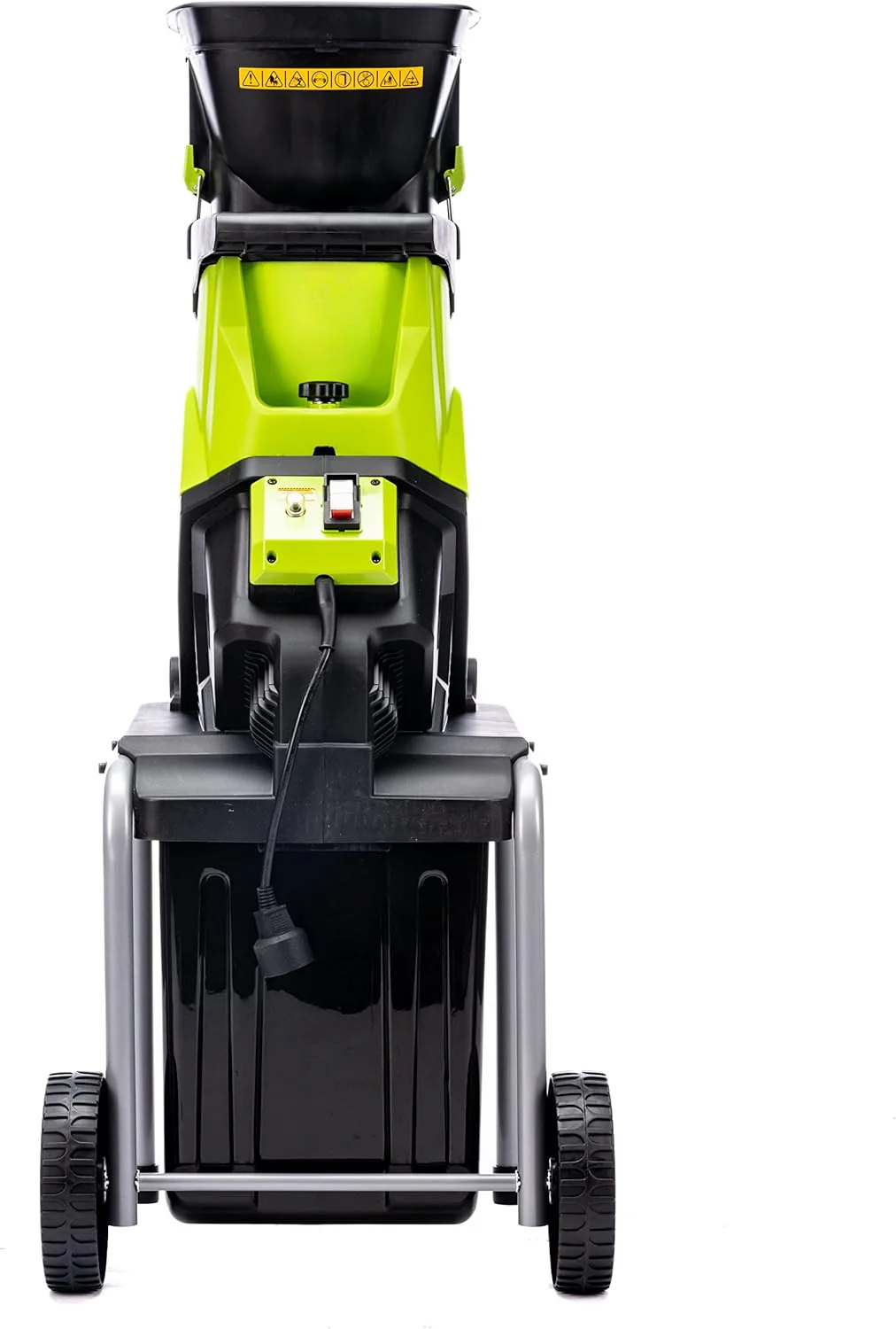 2026 Sales15-Amp Garden Corded Electric Chipper, Collection Bin