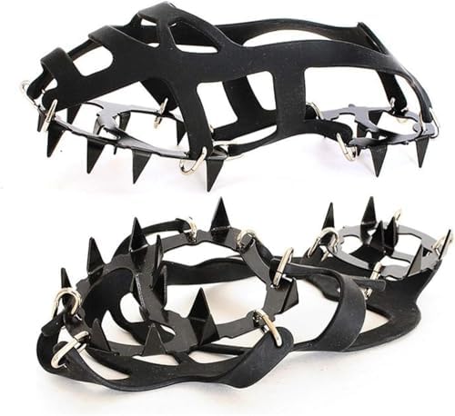 2026 Sales18 Teeth Anti-Slip Ice Snow Grips - Traction Cleats for Shoes & Boots, Durable Ice Grips for Winter Safety, Perfect for Hiking, Walking, and Outdoor Activities