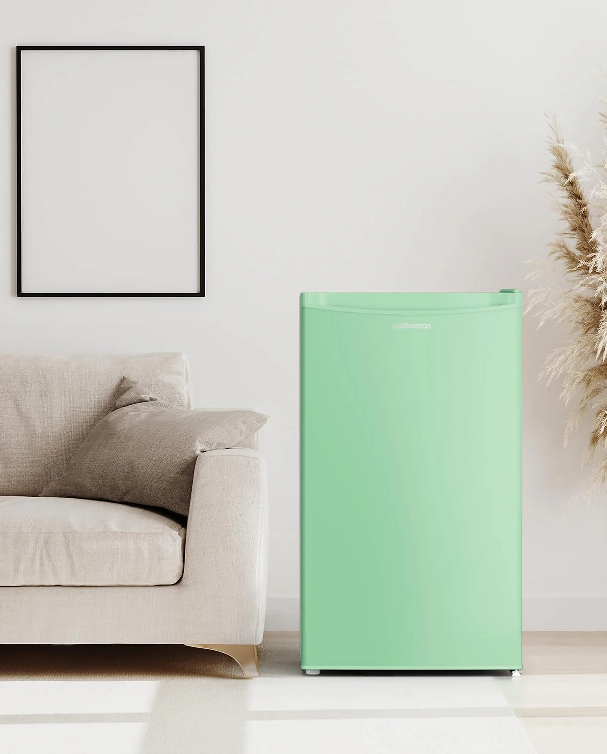 2026 Sales3.2 Cu.Ft Mini Fridge with Freezer – Single Door Compact Refrigerator for Dorm, Bedroom, or Office – Adjustable Thermostat, Black