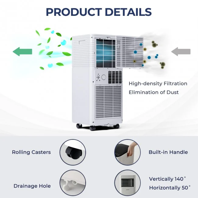 2026 Sales8000 BTU 3-in-1 Air Cooler with Dehumidifier and Fan Mode