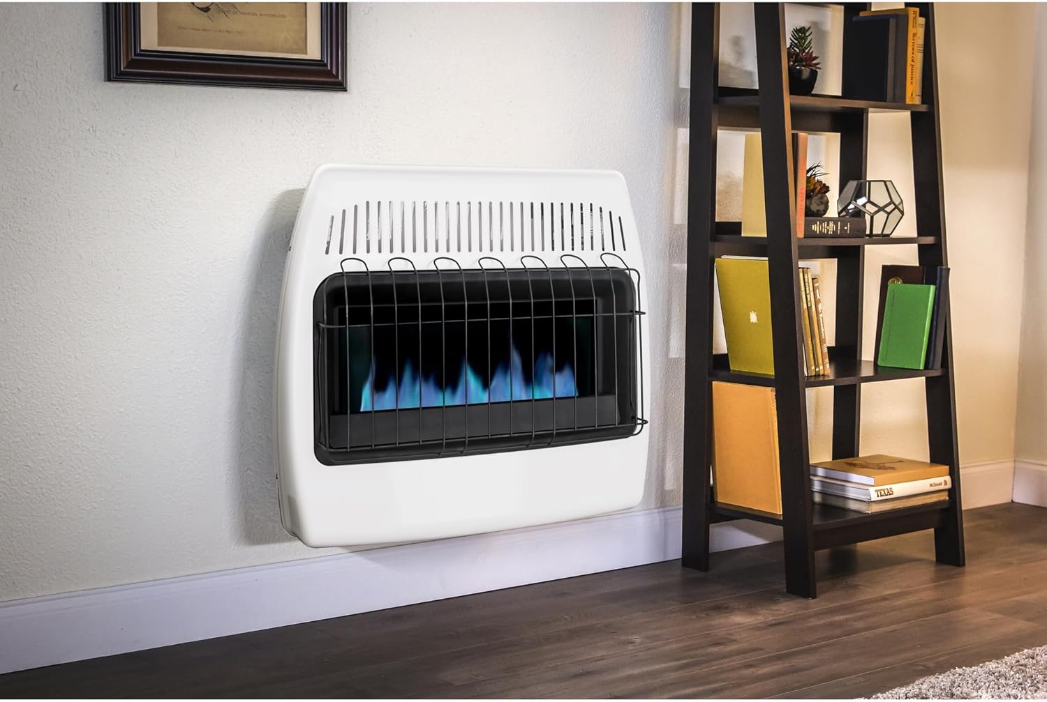 2026 SalesCalorie liquid propane blue flame wall-mounted heater without exhaust ventilation