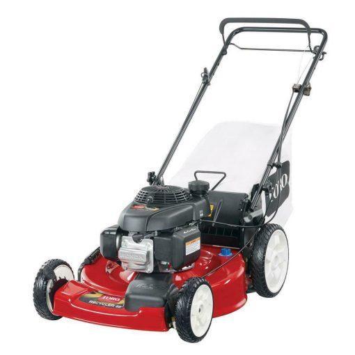 2026 SalesSelf-propelled gas mower, 22-inch 170cc OHV engine high-wheel RWD 3-in-1 with height adjustment, oil included