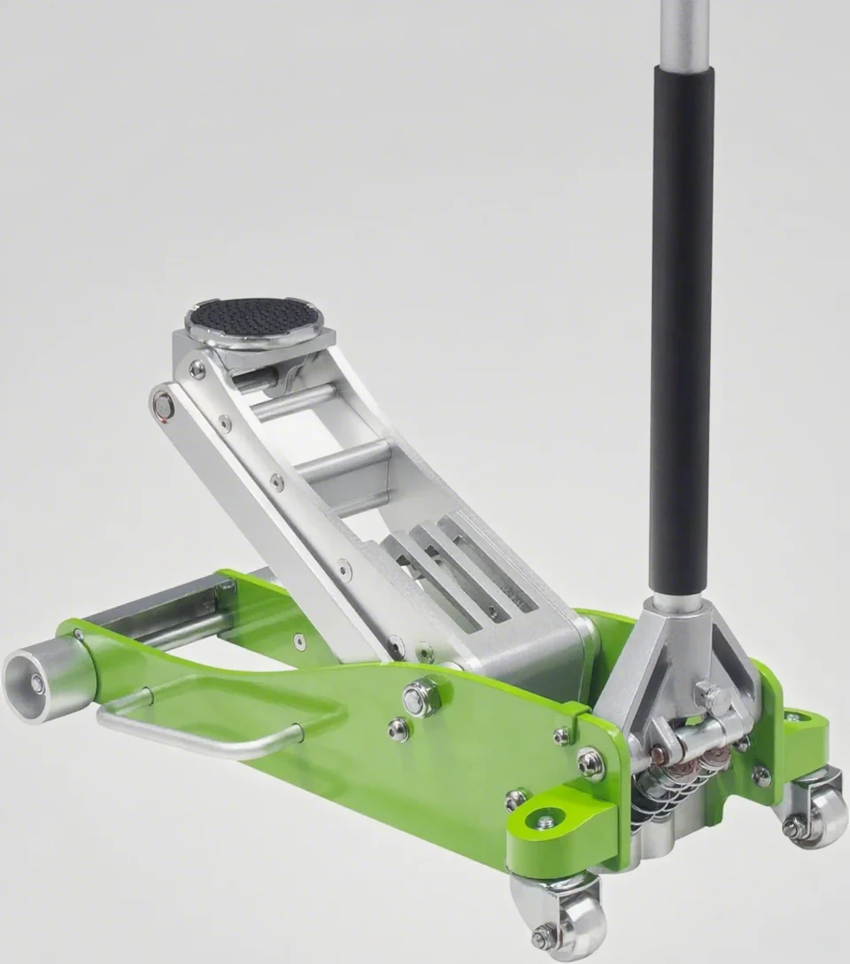 2026 SalesTools 3-Ton Quick Rise Aluminum Floor Jack with Dual Pump Pistons & Reinforced Lifting Arm