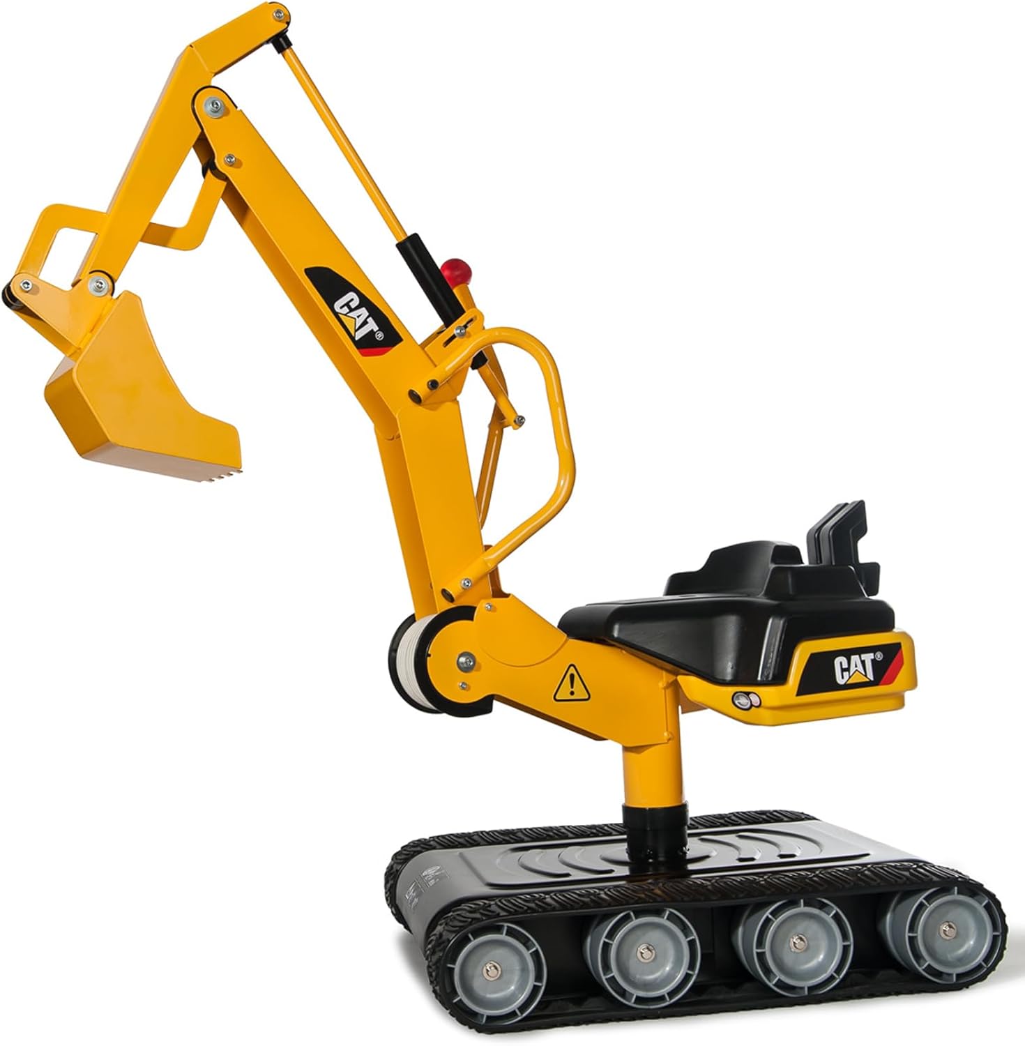 2026 SalesThe building vehicle riding toy with a traction pedal and a 360-degree metal excavator is suitable for children over 3 years old.