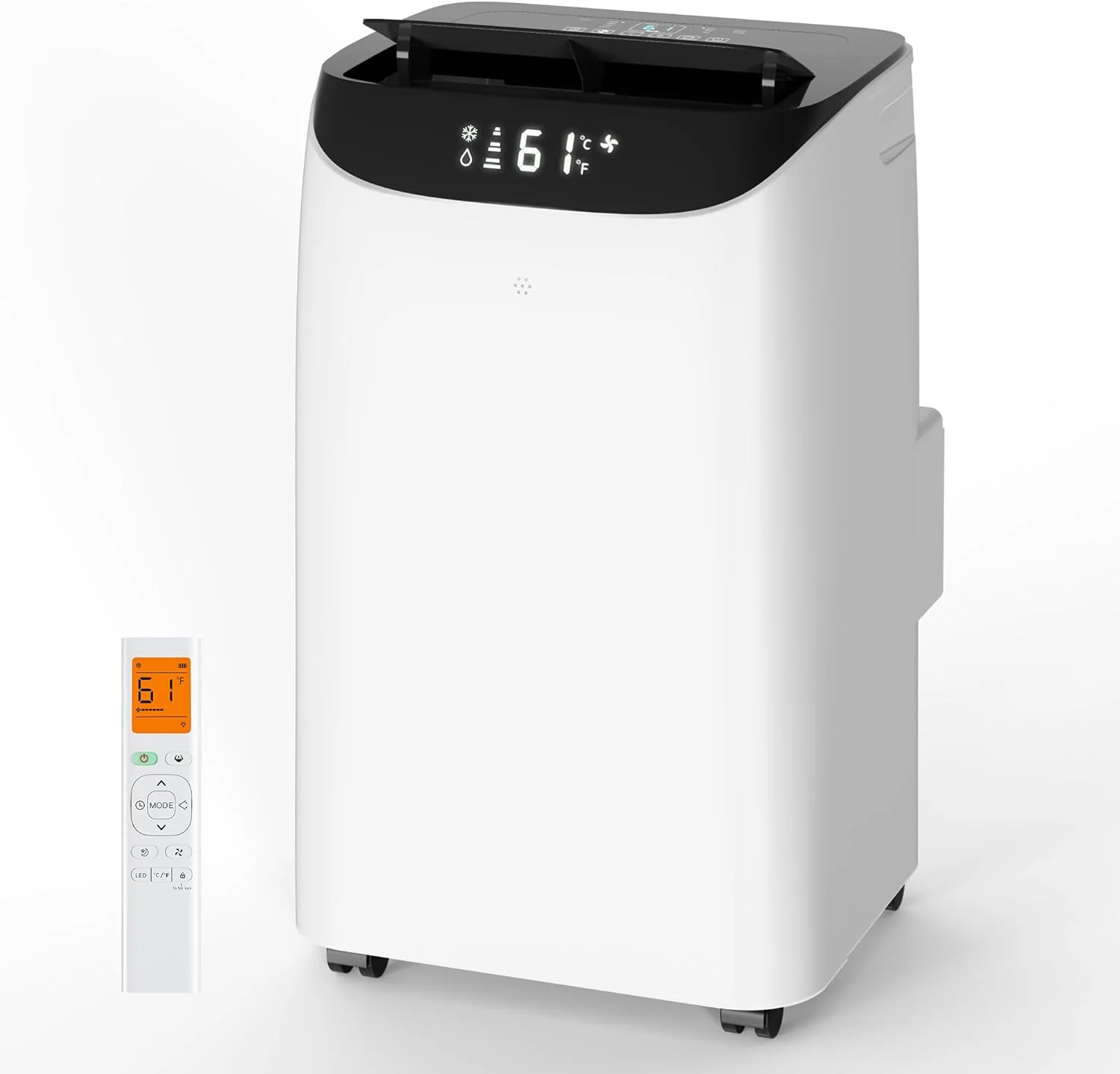 2026 SalesPortable Air Conditioner Cools Up to 700 Sq.Ft, 3-IN-1 Energy Efficient Portable AC Unit with Remote Control & Installation Kits for Large Room, Campervan, Office, Temporary Space