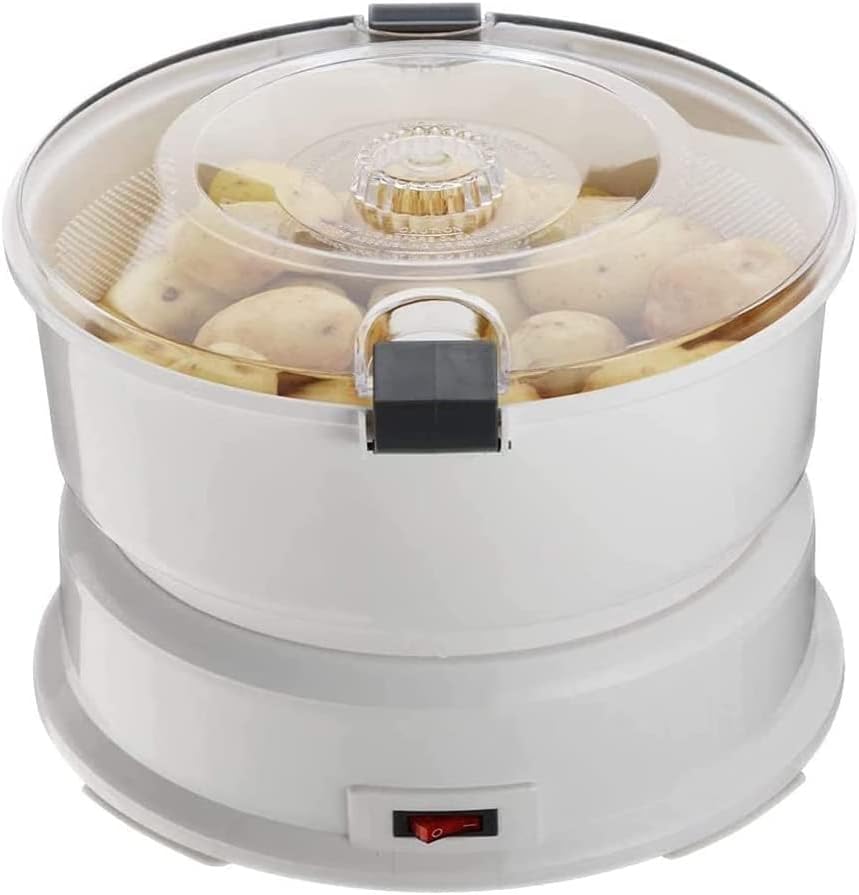 2026 SalesOne Button Drive Potato Peeler, Electric Potato Peeler, Automatic Vegetable Peeler, Salad Spinner, Potato/Vegetable Dehydrator