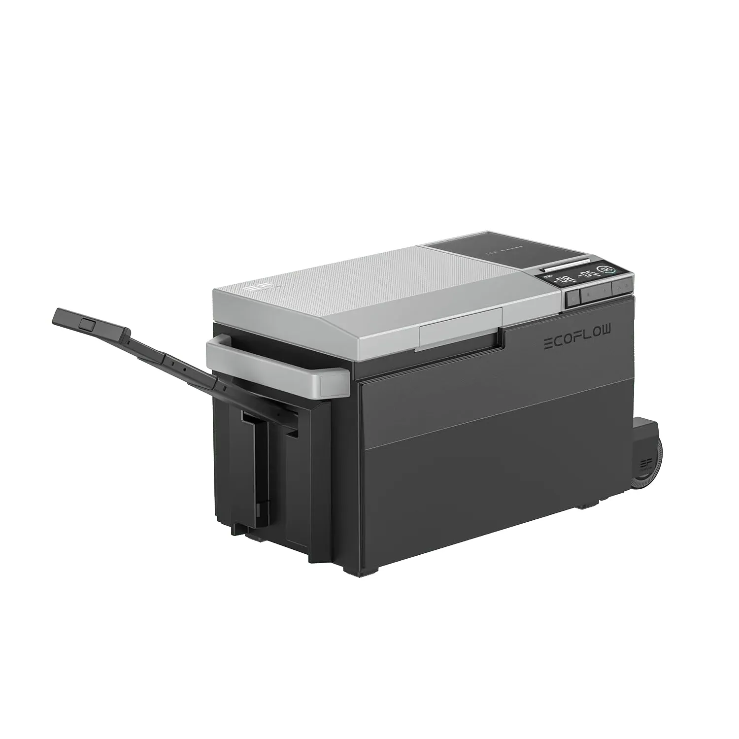 2026 SalesCar Refrigerator, 40 Qt(38L) Portable Refrigerator, Electric Cooler with Ice Maker, Dual Zone WIFI APP Control(-13℃~50℃), 12/24V DC/AC For Camping, Travel, Fishing, Outdoor, Truck