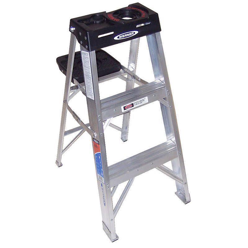 2026 Sales373 3 ft Aluminum Stepladder, 300 lb Capacity