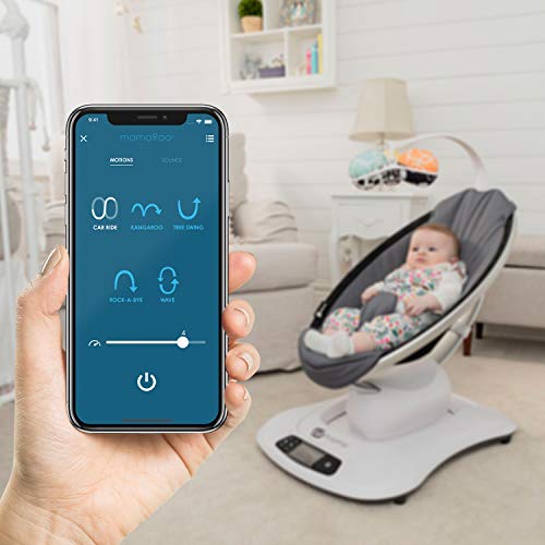 2026 SalesBaby Swing, Bluetooth Baby Rocker with 5 Unique Motions