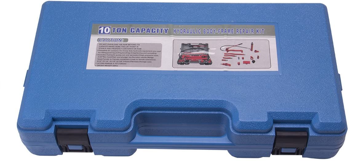 2026 Sales10 Ton Porta Power Hydraulic Jack Repair Kit Auto Shop Air Pump Lift Ram Body Frame Tool Heavy Set