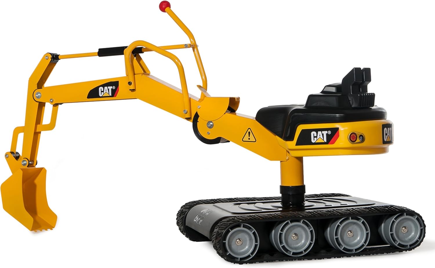 2026 SalesThe building vehicle riding toy with a traction pedal and a 360-degree metal excavator is suitable for children over 3 years old.