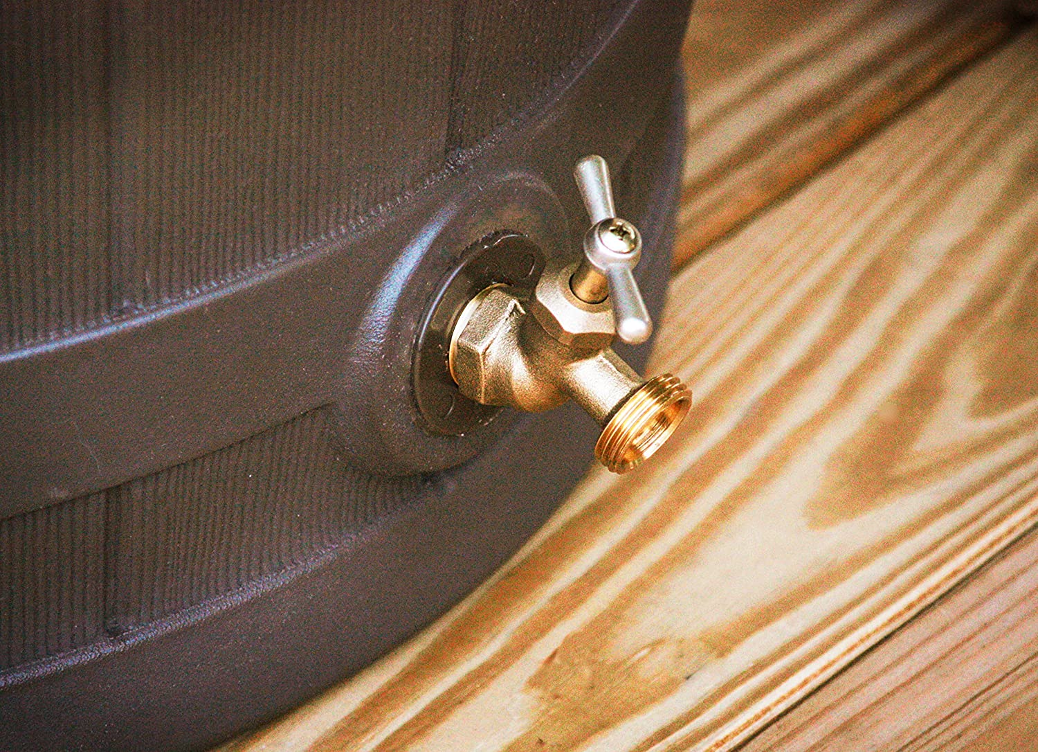 2026 Sales50 Gallon Plastic Outdoor Home Rain Barrel Water Storage Collector