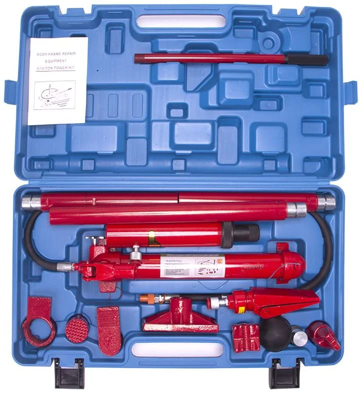 2026 Sales10 Ton Porta Power Hydraulic Jack Repair Kit Auto Shop Air Pump Lift Ram Body Frame Tool Heavy Set