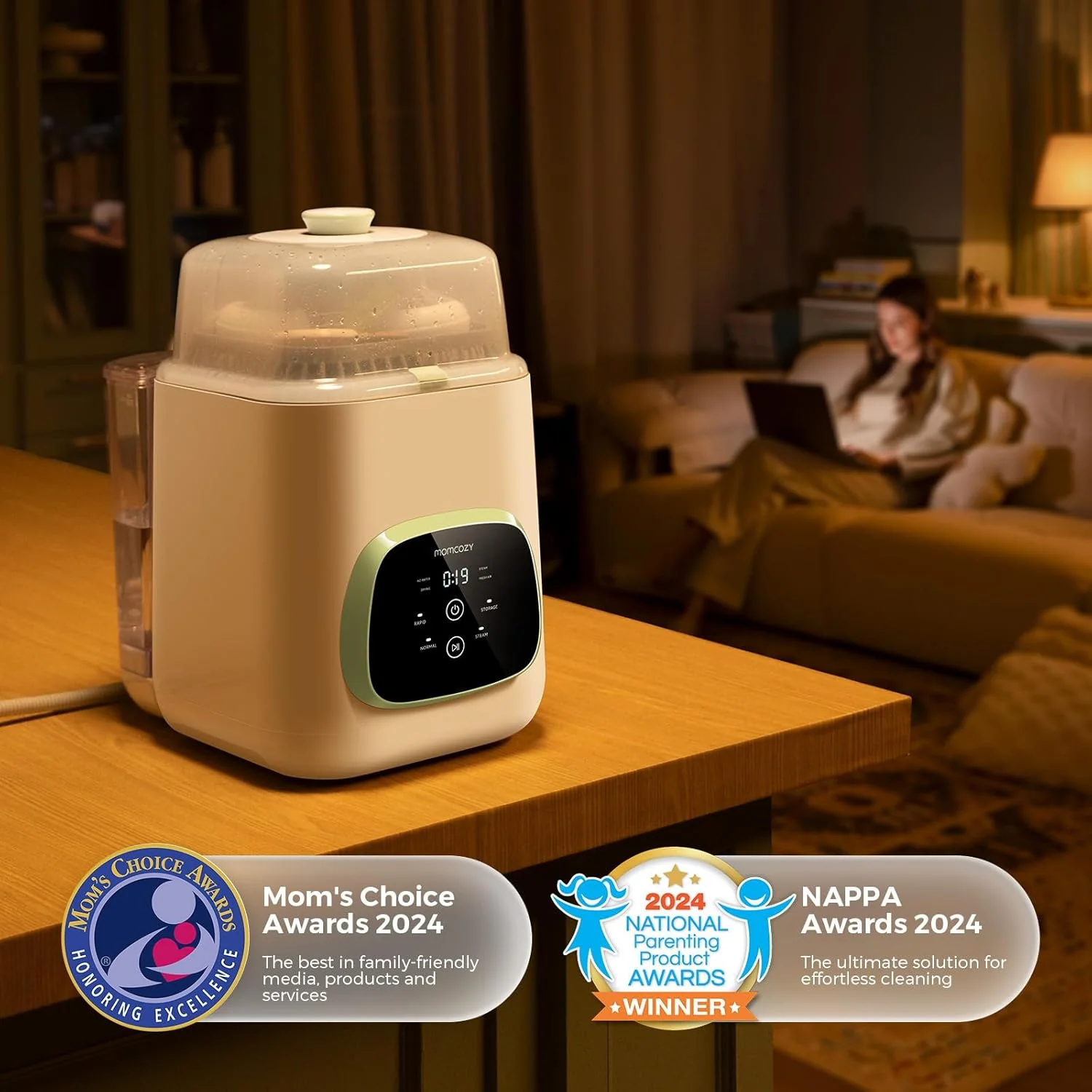 2026 SalesBaby Bottle Washer, Sterilizer & Dryer - All-in-One Cleaning Machine for Bottles, Pump Parts & Baby Essentials