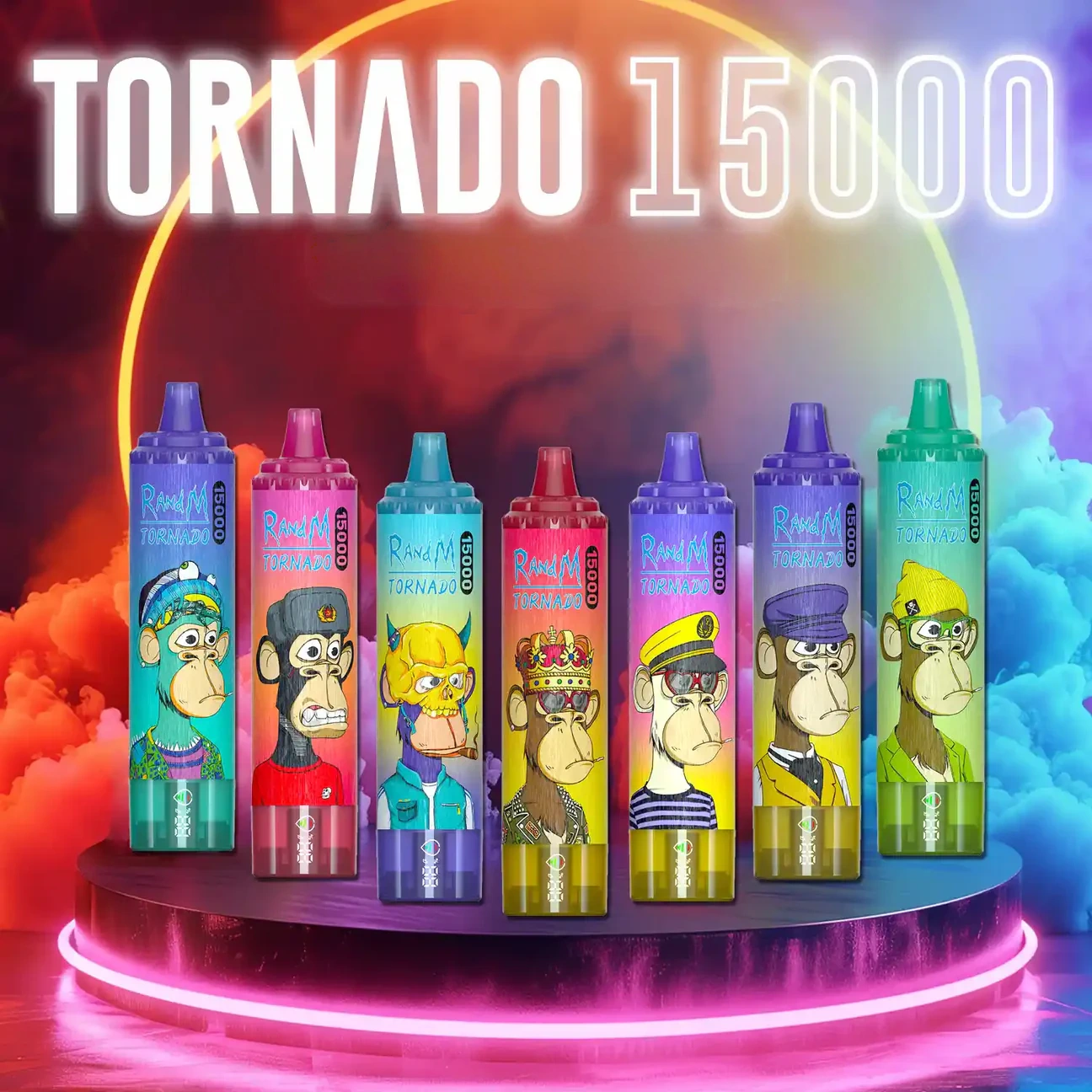 RandM Tornado 15000 Puffs Hot New Products LED Display Disposable Vape