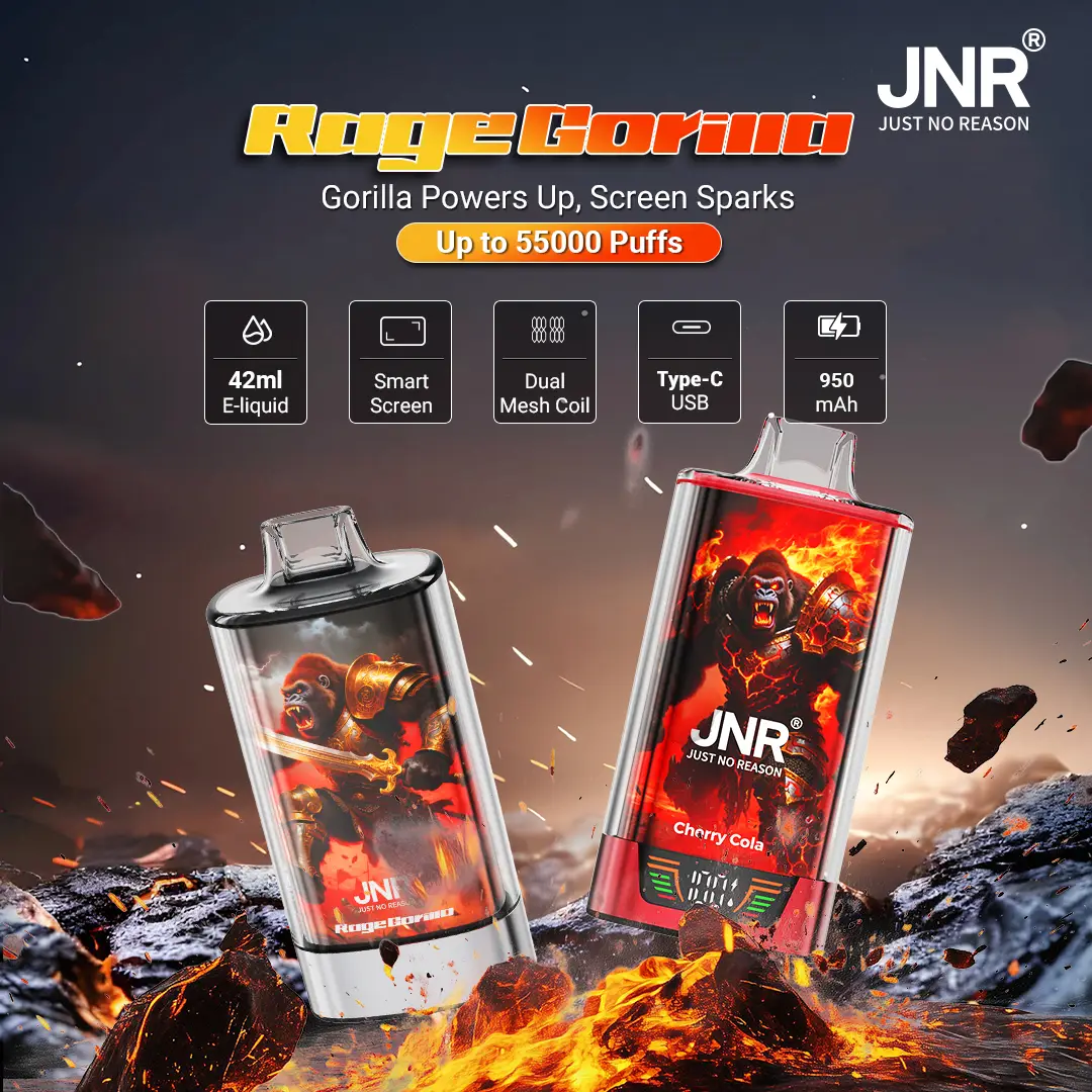 JNR Rage Gorilla 55000 Puffs 55k Vape 42ml 2% Nic product image