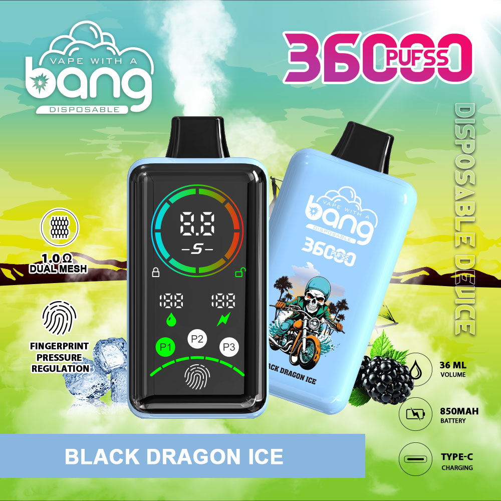 Bang 36000 Power Advanced Fingerprint Power Regulation 36K Puffs Disposable Vape(Box of 3) product image