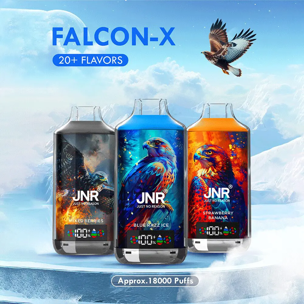 JNR Falcon X 18000 Puffs Disposable Vape(Box of 10) product image