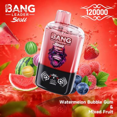 New Bang Leader Stoll 120K 120000 Puffs Double Taste&Anti-Leak Design LED Display Disposable Vape