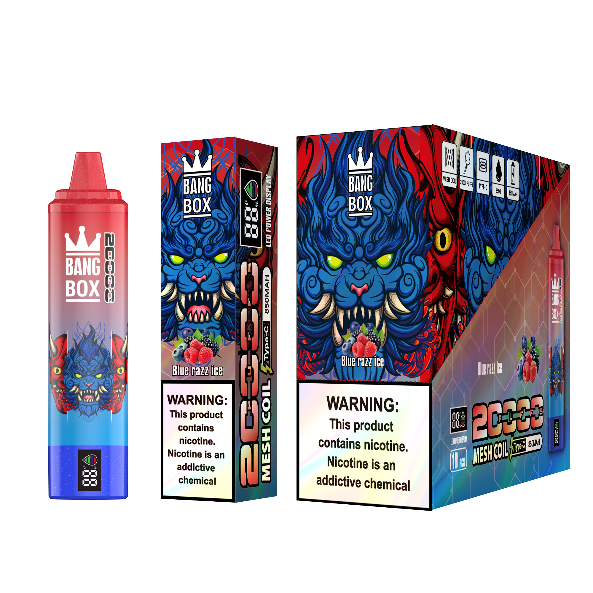 BANGBOX 20K Disposable Vape 19ML (Box of 10) product image