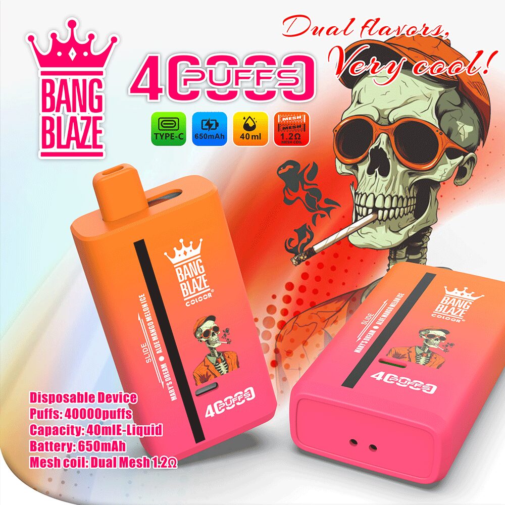 Bang Blaze 40000 40K Puffs 2% 3% 5% Nicotine Double Taste Disposable Vape product image