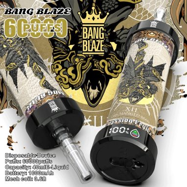 Bang Blaze 60k 60000 Puffs Latest Original LCD Display Disposable Vape