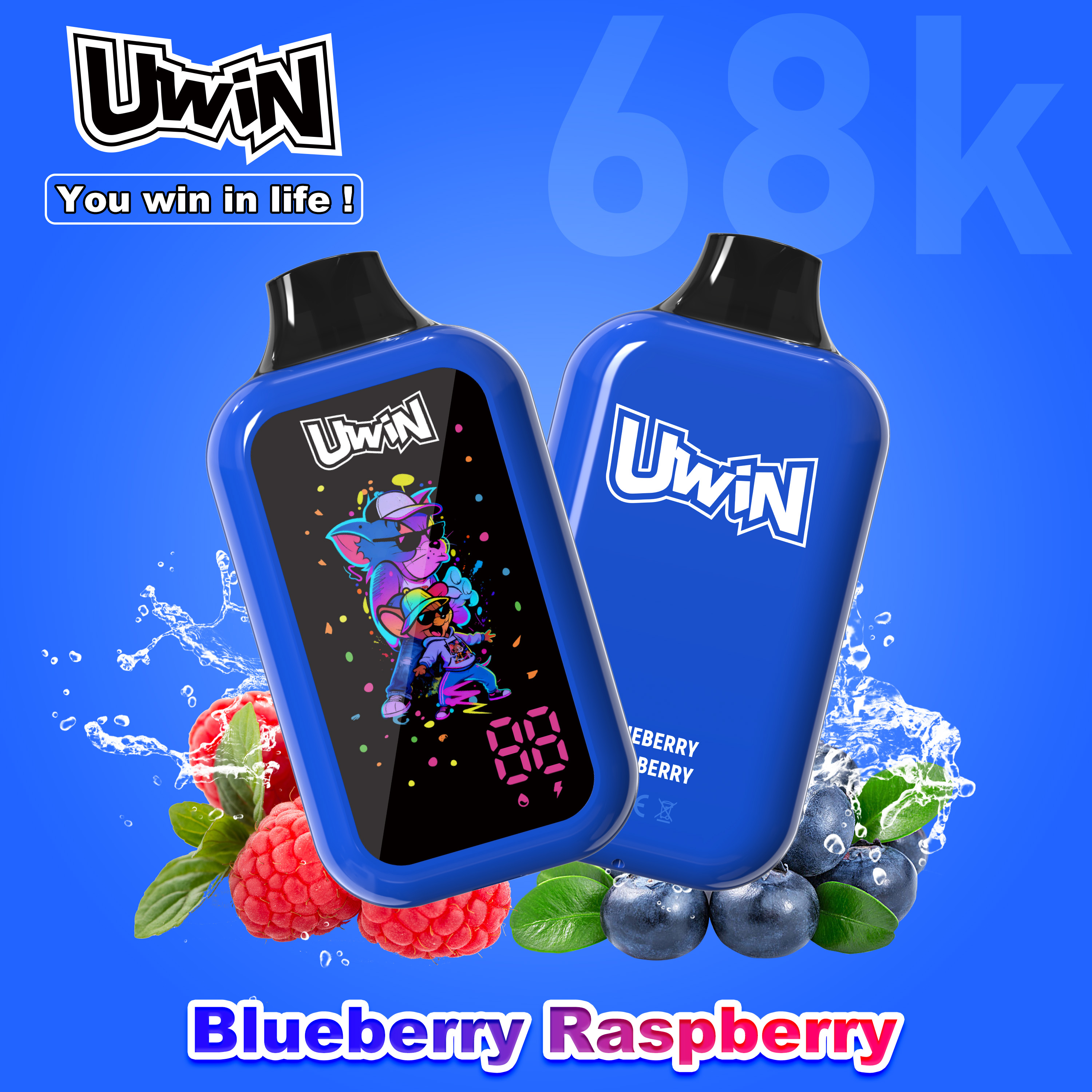 Uwin digital box 68K Puffs | 0% 2% 3% 5% product image
