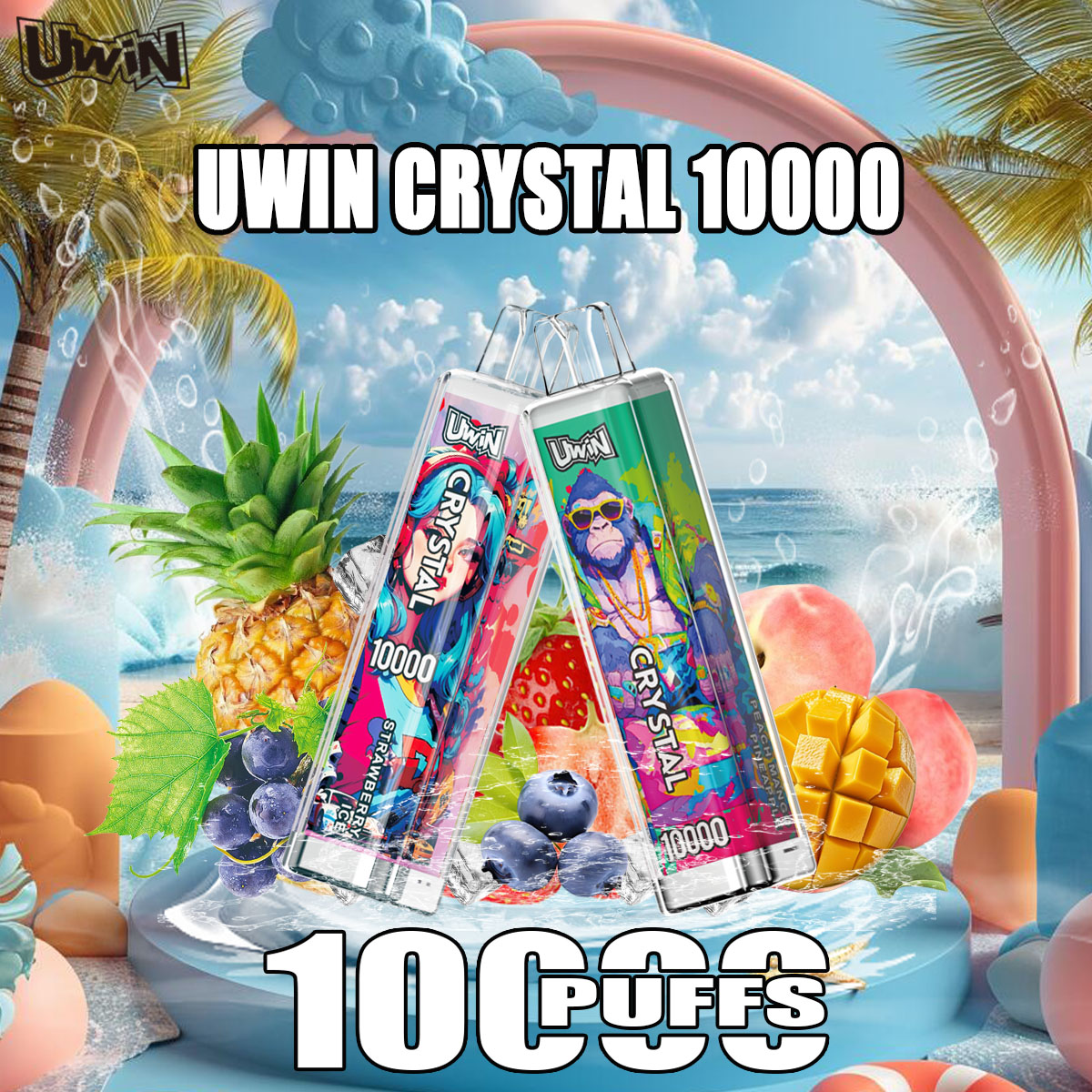 Uwin Crystal 10000 10K Puffs Disposable Vape Original Edition product image