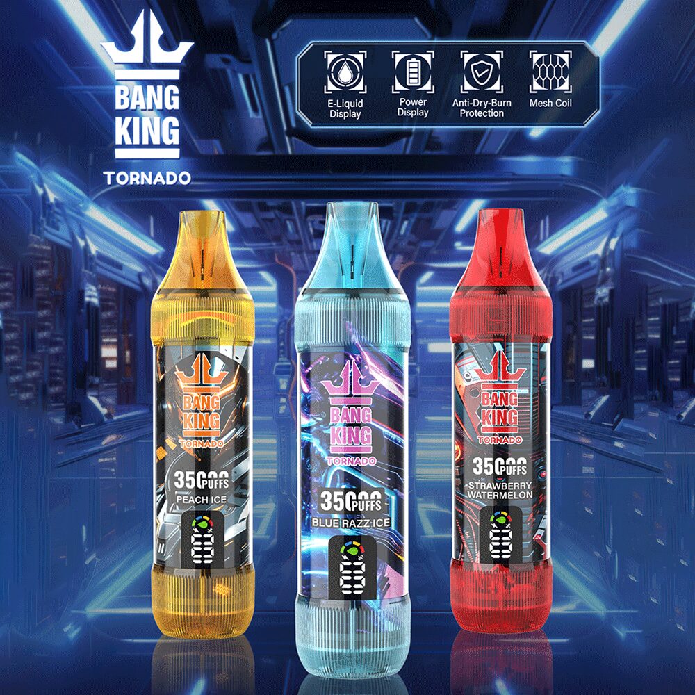 Bang King Tornado 35000 35K Puffs Original LED Display Edition Disposable Vape Pen(Box of 3) product image